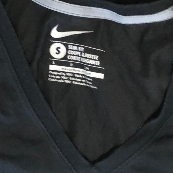 (Nike) Dri Fit V-Neck Slim Fit Shirt - Picture 4 of 5